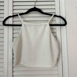 Le Lis White Tank Top